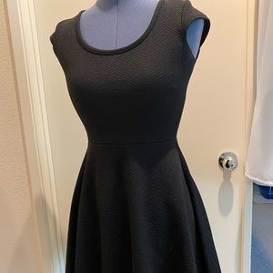 Black mini dress